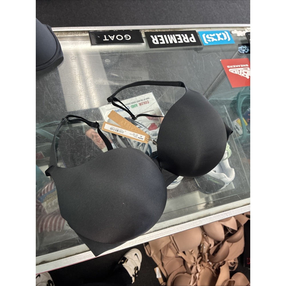 SKIMS Ultimate T-Shirt Bra Black Women's SZ 36DD NEW NWT